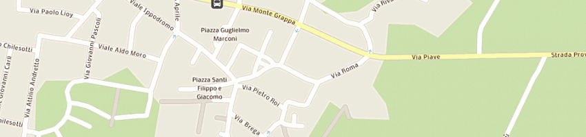 Mappa della impresa antica trattoria due spade a SANDRIGO