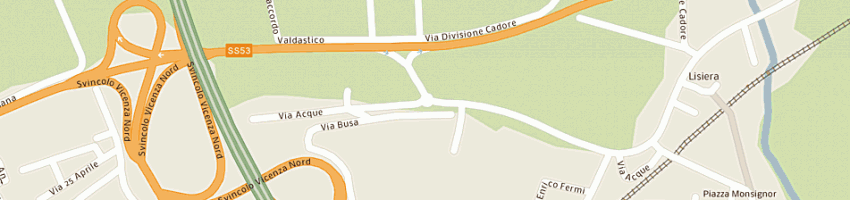 Mappa della impresa alef srl a BOLZANO VICENTINO