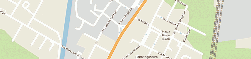 Mappa della impresa mangherini autoservizi snc a FERRARA