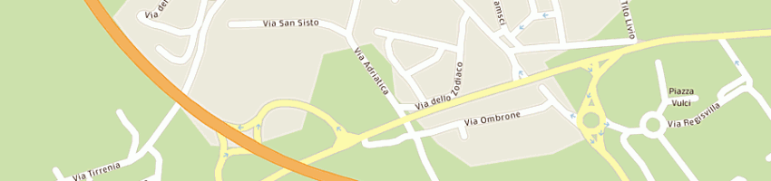Mappa della impresa zacchini otello e c srl a MONTALTO DI CASTRO