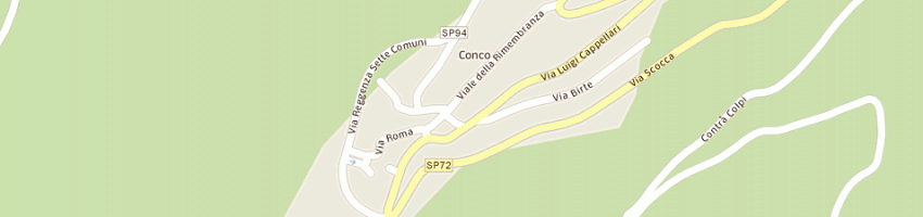 Mappa della impresa bagnara giuseppe a CONCO