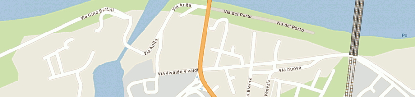 Mappa della impresa gilli gabriele e gardinali carlo sdf a FERRARA
