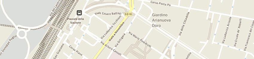 Mappa della impresa always di masotti m e c sas a FERRARA