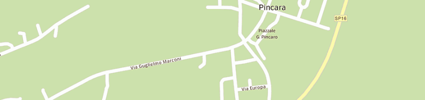 Mappa della impresa minella maurizio a PINCARA