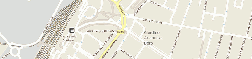 Mappa della impresa banco san geminiano san prospero a FERRARA