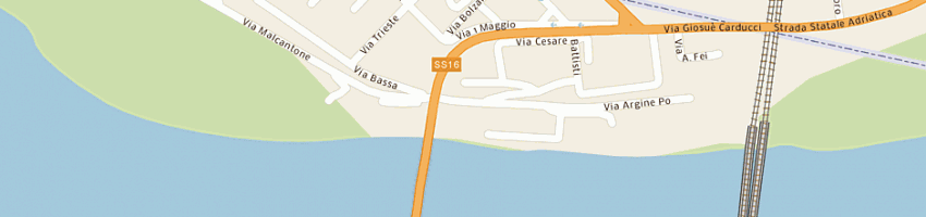 Mappa della impresa caniato remo a OCCHIOBELLO