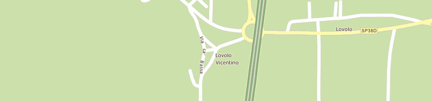 Mappa della impresa autoricambi giuseppe manfrin sas di dal toso fernanda e c a ALBETTONE