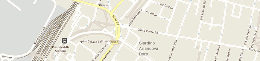Mappa della impresa papillon specialita' gastronomiche a FERRARA