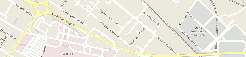 Mappa della impresa luccoli antonio a FERRARA