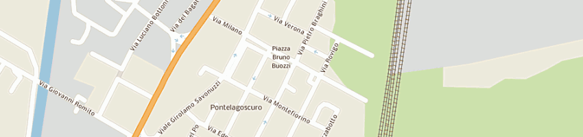 Mappa della impresa guglielmini centro carni di piatto o a FERRARA