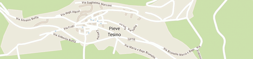 Mappa della impresa azienda provinciale per i servizi sanitari a PIEVE TESINO