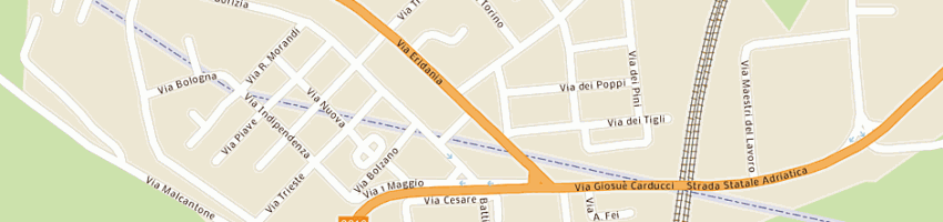 Mappa della impresa negri e di benedetto a OCCHIOBELLO