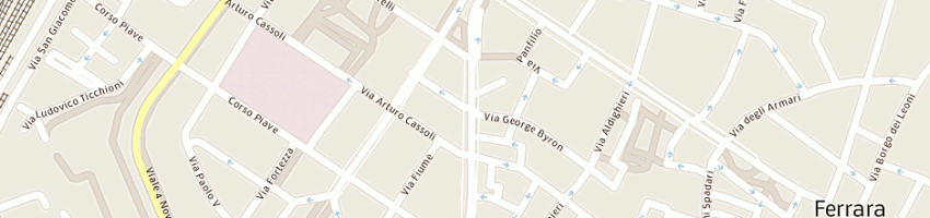 Mappa della impresa orlandi augusto a FERRARA