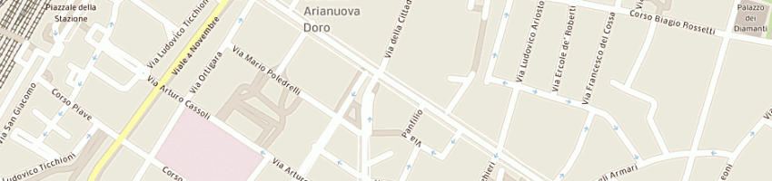 Mappa della impresa zerbinati e c snc a FERRARA