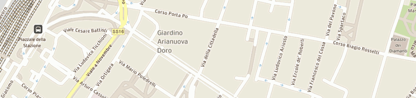 Mappa della impresa michel photo di rossetti andrea e c sas a FERRARA