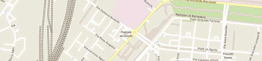 Mappa della impresa borsetti roberto a FERRARA