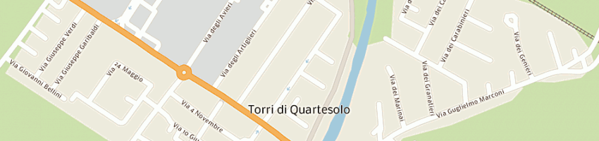 Mappa della impresa abrdi d'incalci claudio a TORRI DI QUARTESOLO