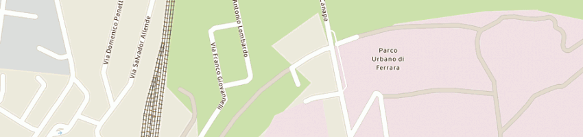 Mappa della impresa aurora athletic center a FERRARA