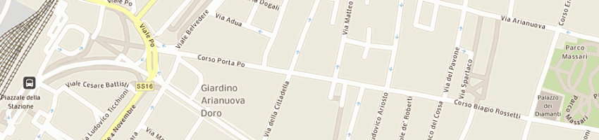 Mappa della impresa pizzeria pulcinella snc di lettieri antonio e c a FERRARA