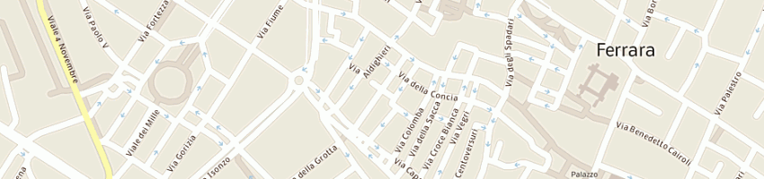 Mappa della impresa moschetta daniela a FERRARA