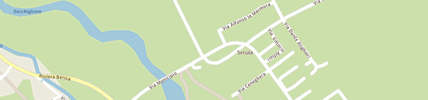 Mappa della impresa 'muraro costruzioni' di muraro arch gianluca a LONGARE