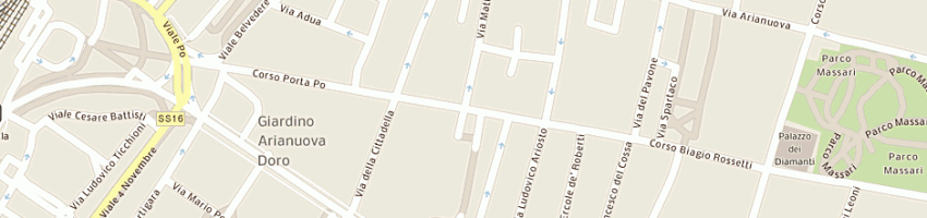 Mappa della impresa garavini stefano a FERRARA