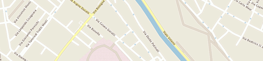 Mappa della impresa finetti maurizia a FERRARA