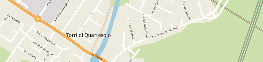 Mappa della impresa pegoraro fiorenzo a TORRI DI QUARTESOLO