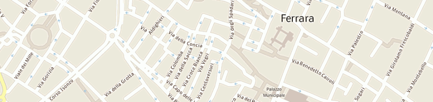 Mappa della impresa ghetti claudio a FERRARA