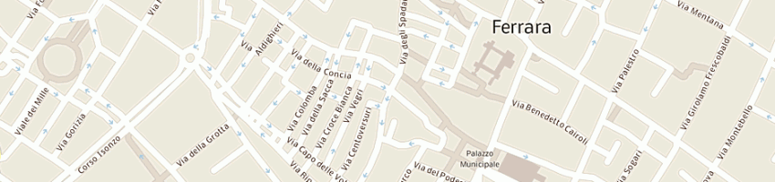 Mappa della impresa ghelfi massimo a FERRARA