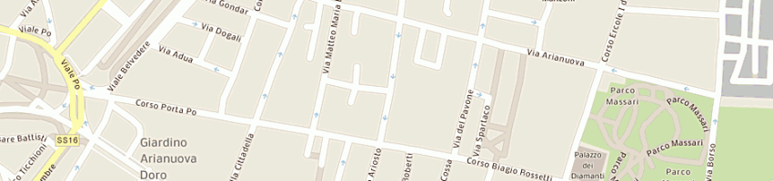 Mappa della impresa cerad di villa monica e c sas a FERRARA