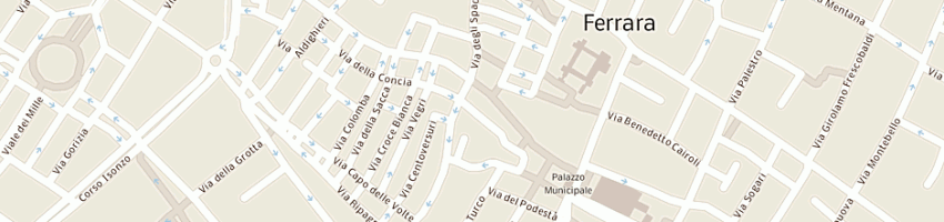 Mappa della impresa estefin (sas) a FERRARA