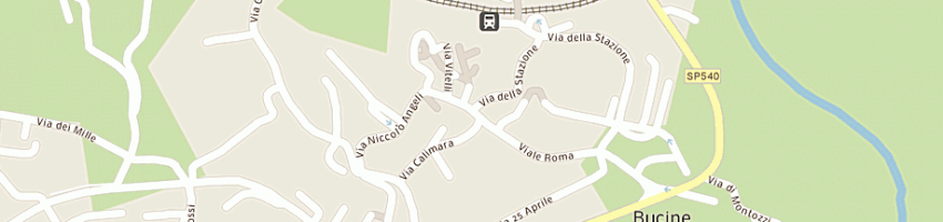 Mappa della impresa fioridea a BUCINE