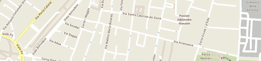 Mappa della impresa varotti matteo a FERRARA