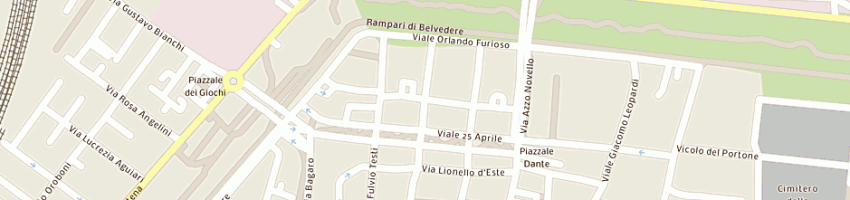 Mappa della impresa bontempelli carlo a FERRARA