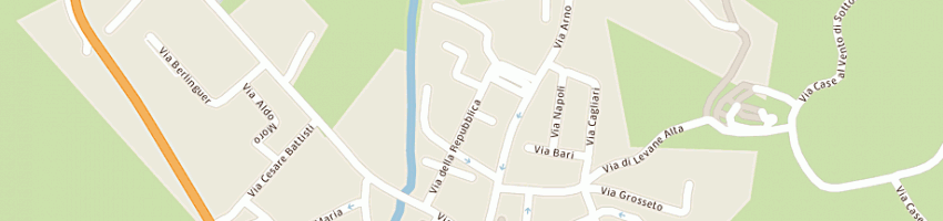 Mappa della impresa carabinieri a MONTEVARCHI
