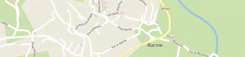 Mappa della impresa guidieri nedo a BUCINE