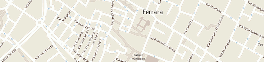 Mappa della impresa marzocchi daniele e c (snc) a FERRARA