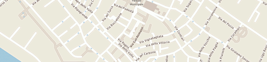 Mappa della impresa casaffari studio immobiliare a FERRARA