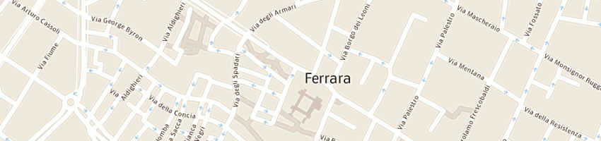 Mappa della impresa office system castello di mignardi d e c sas a FERRARA