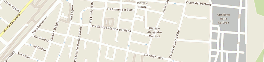Mappa della impresa immobiliare porotto srl a FERRARA