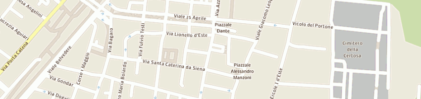 Mappa della impresa cupellini ing carlo eredi (sas) a FERRARA