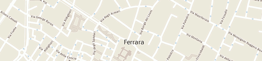 Mappa della impresa hotel de prati snc a FERRARA