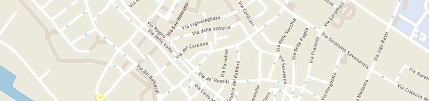 Mappa della impresa comune di ferrara - divisione istituzione e beni culturali a FERRARA
