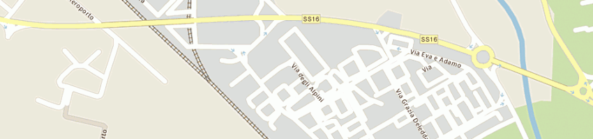 Mappa della impresa manzini luciano spa a FERRARA