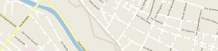 Mappa della impresa borghesi giuseppe a FERRARA
