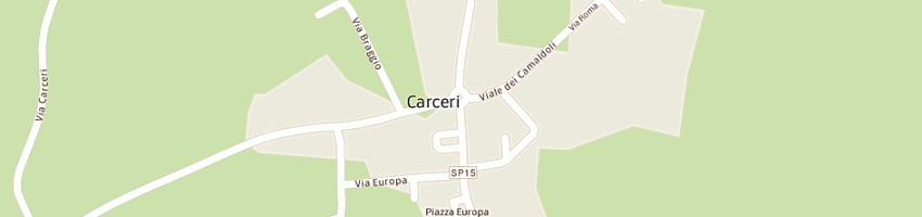 Mappa della impresa scuole elementari a CARCERI