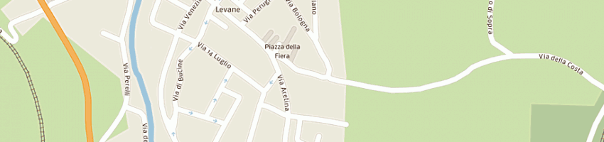 Mappa della impresa santopietro giovanni a MONTEVARCHI