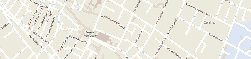 Mappa della impresa bar antico cafe' a FERRARA