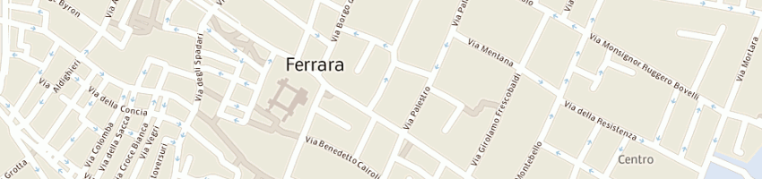 Mappa della impresa roverella srl a FERRARA